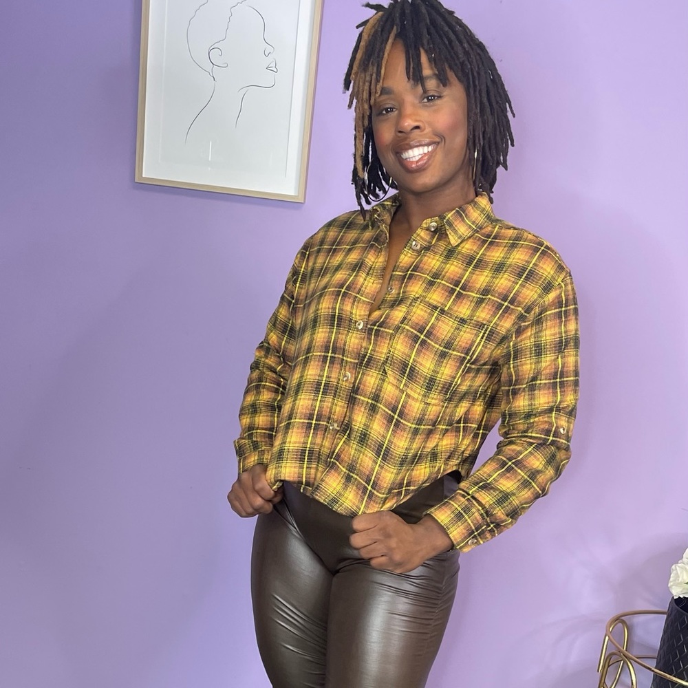 New PLAID Top